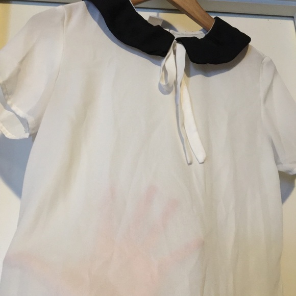 Peter Pan Collar Top - Picture 3 of 3